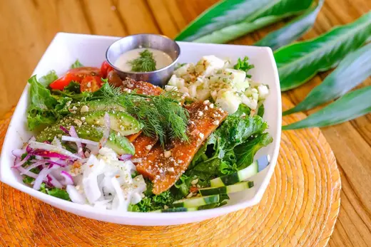 Karma Café & Restaurant — Restaurante vegano en Playa Jacó, Costa Rica