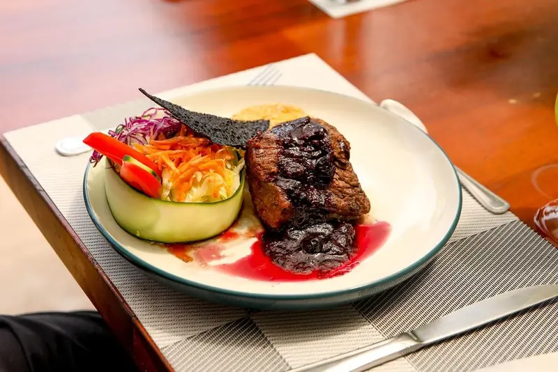 Meat dish served at the restaurant